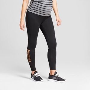 2 pairs Champion Maternity Ladder Up Leggings Sz S